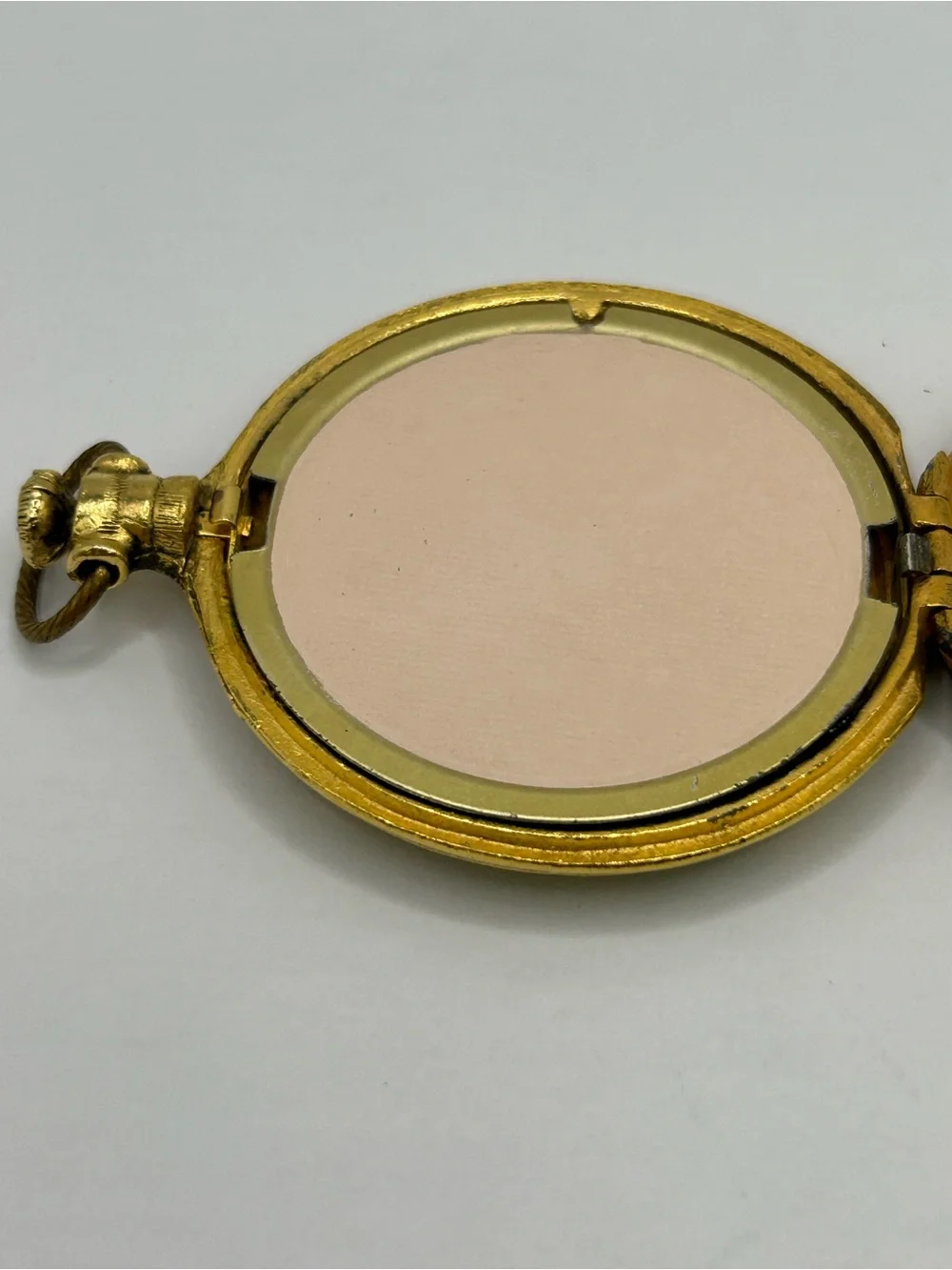 NEW VTG Makeup Powder Compact pocket Watch Max Factor Goldtone/ Mirror Aphrodite